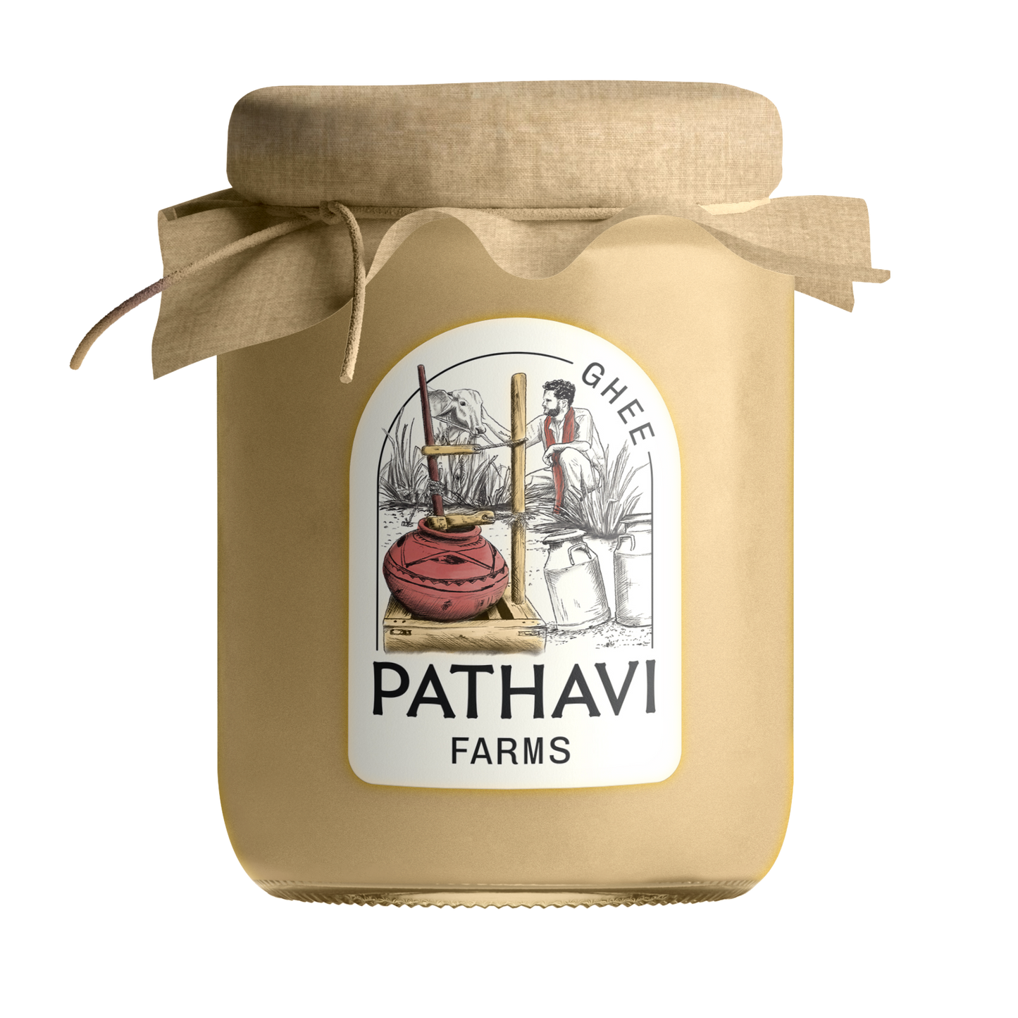 Pathavi Farms Authentic Cow Ghee (Brown Ghee)
