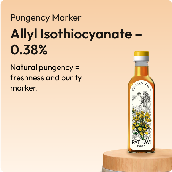 Pathavi Farms Cold Pressed Black Mustard Oil nutritional info 6