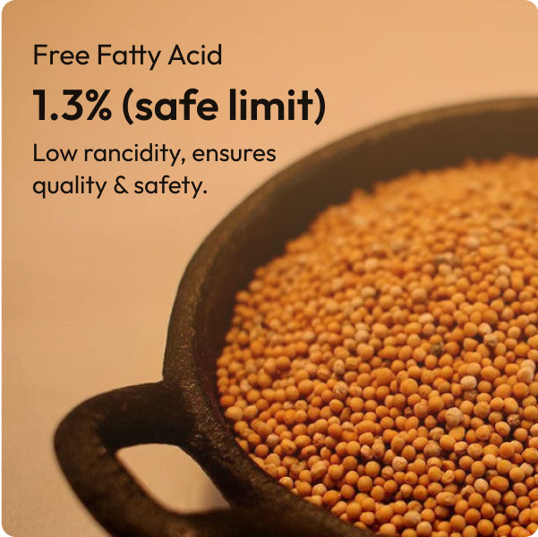 Pathavi Farms Cold Pressed Black Mustard Oil nutritional info 4