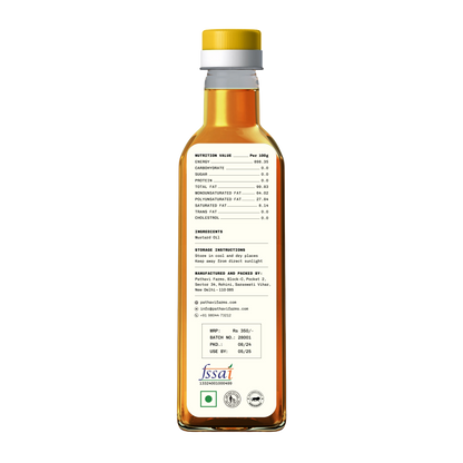 Pathavi Farms Cold Pressed Black Mustard Oil